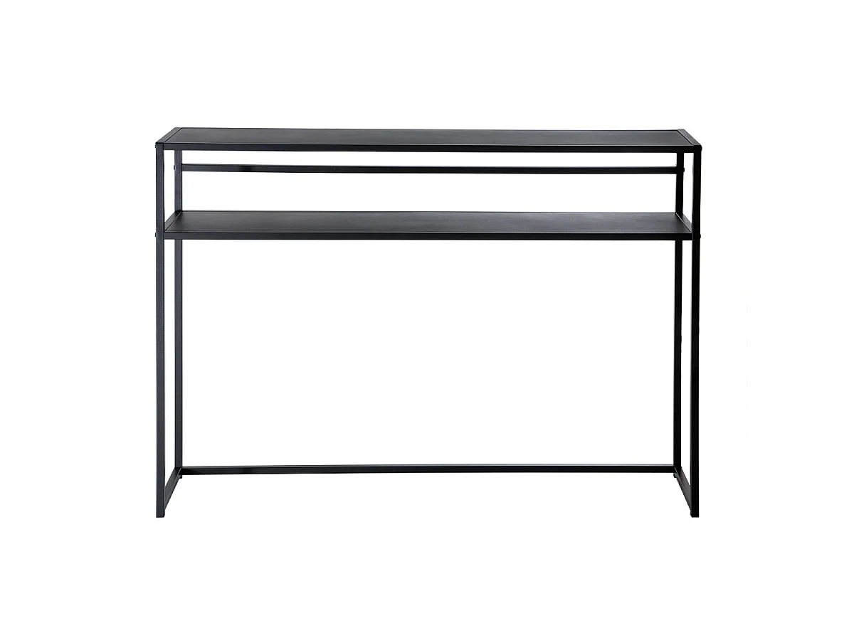 Sort metalkonsolbord, 112 cm langt - OLLI