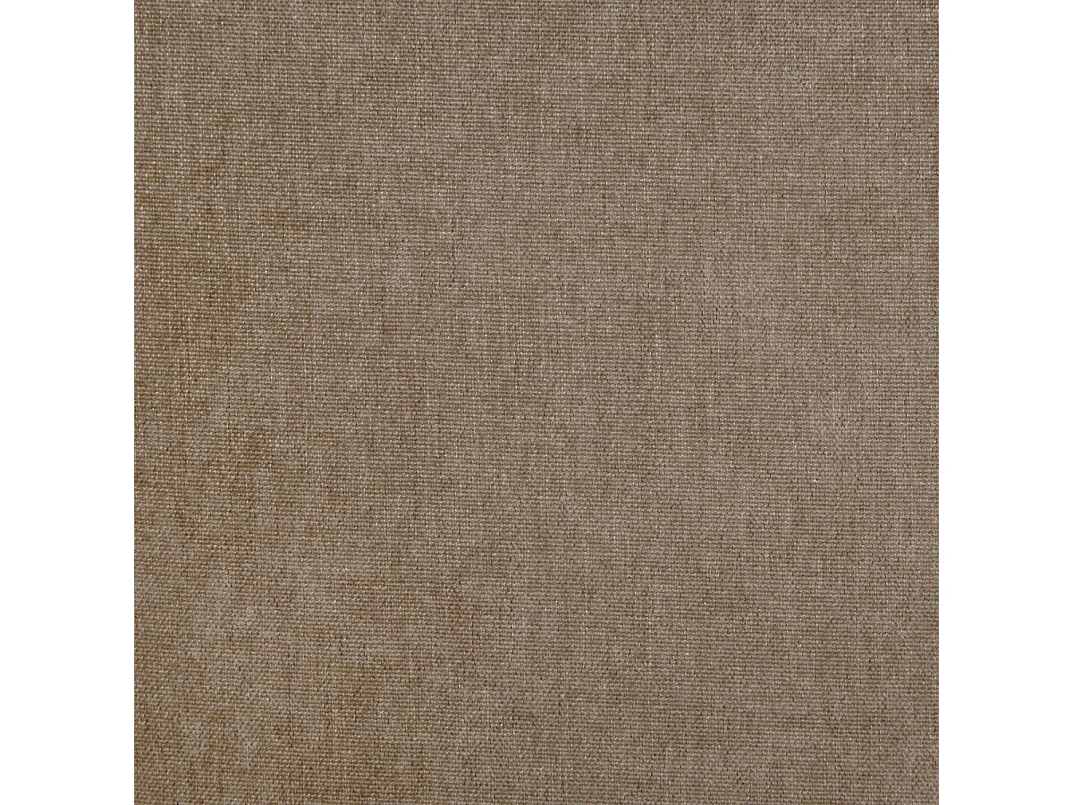 Fauteuil en tissu beige et pieds métal effet noyer L78 cm - LIV