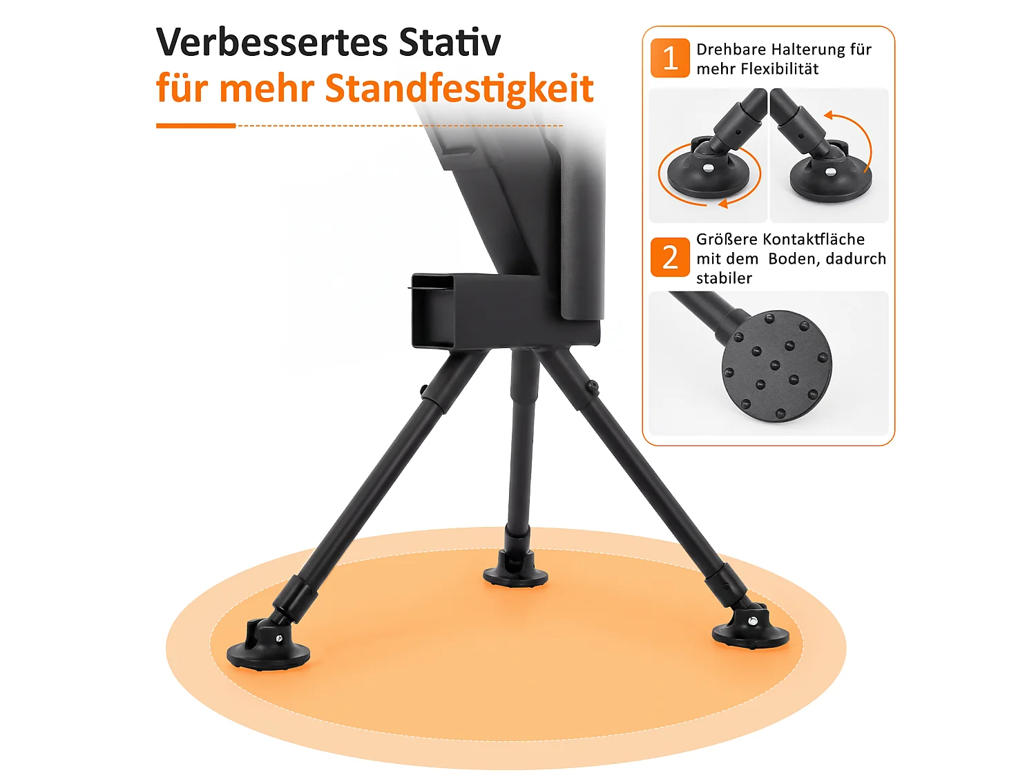 NETTLIFE Chauffage Extérieur Mobile, Colonne de Feu à Granulés sur Trépied, Acier Noir, 1,1 m, 5-6 kW