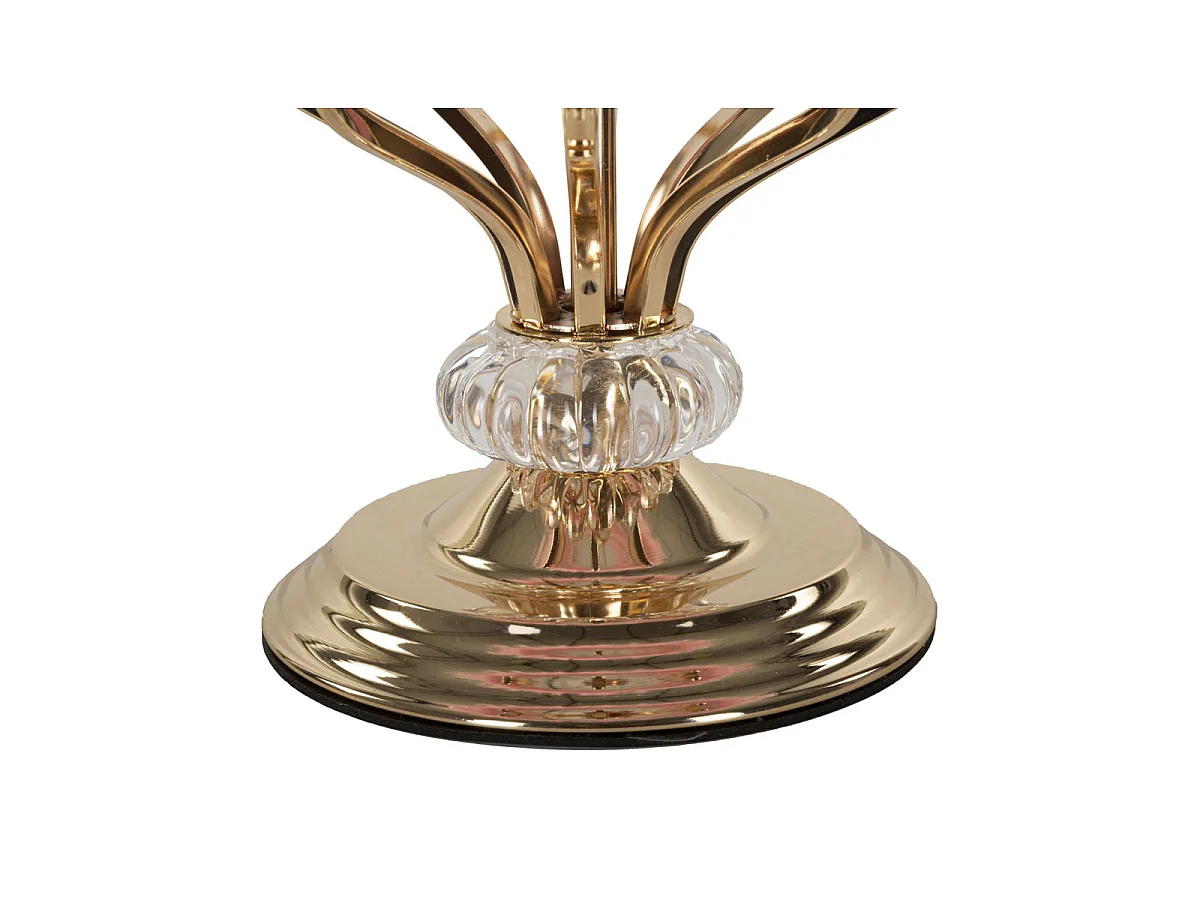 Lampe de table Tarty Rose en métal avec abat-jour en plumes roses