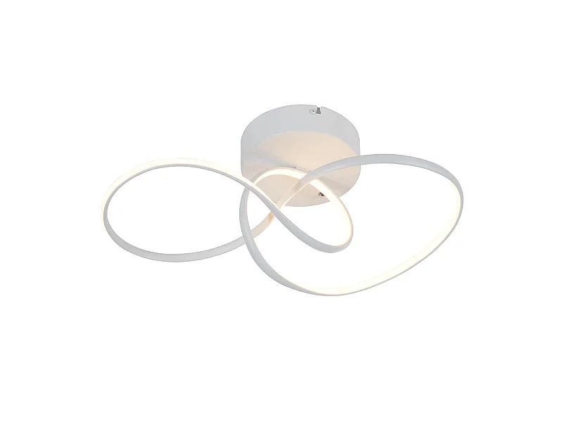 NETTLIFE LED Plafondlamp 24W Wit, strak design, dimmer met afstandsbediening, ideaal voor woonkamer, slaapkamer, keuken, kinderkamer.