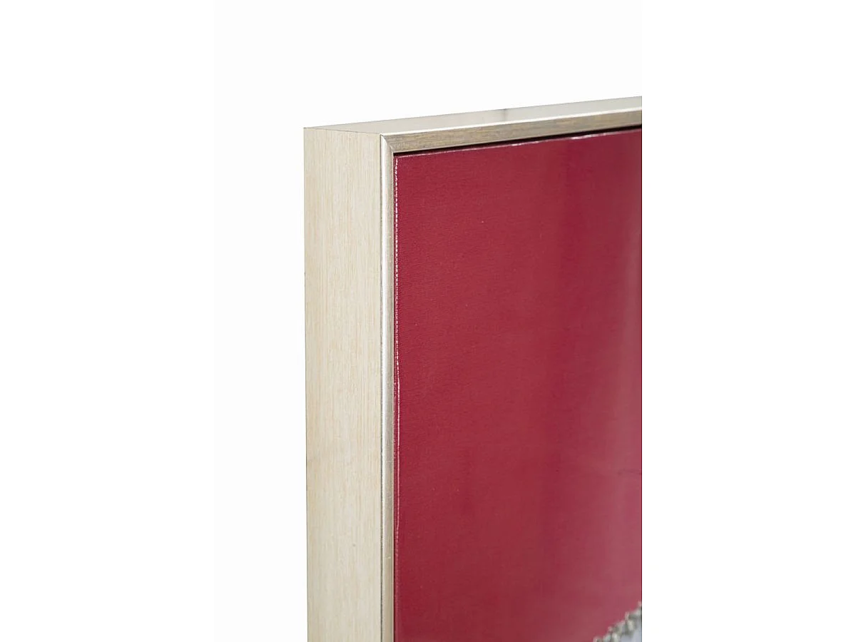 Canvas schilderij Luxury Spa B glamoureuze etnische vrouw met lijst, 82x82 cm