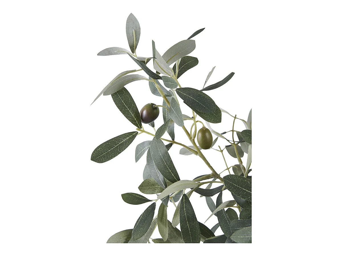 Ulivo artificiale in vaso nero H61 cm