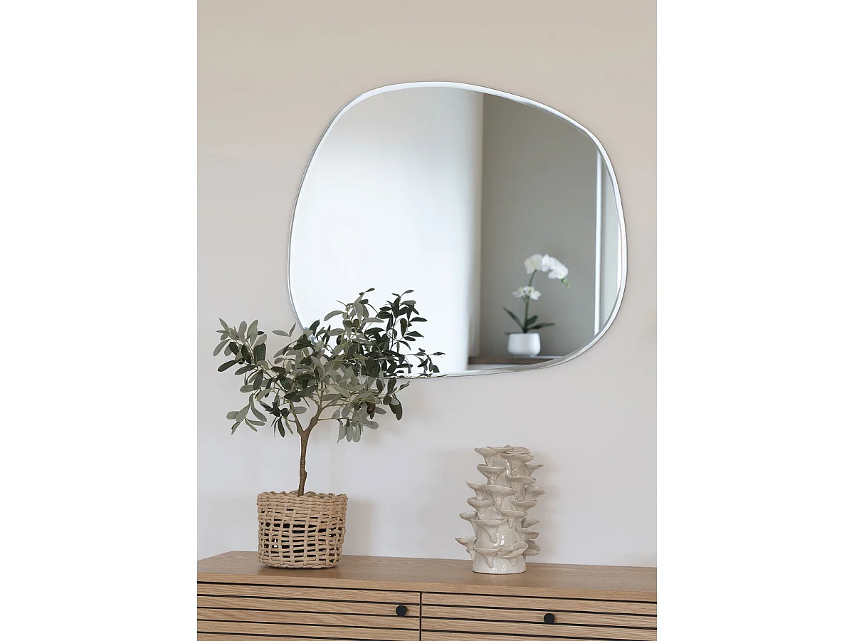 Ulivo artificiale in vaso nero H61 cm