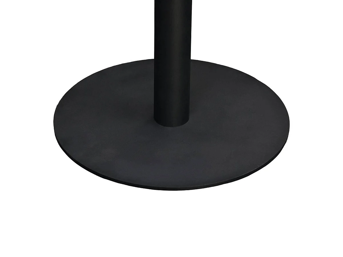 Table de Bar Ronde "Voluto" 100cm Naturel & Noir