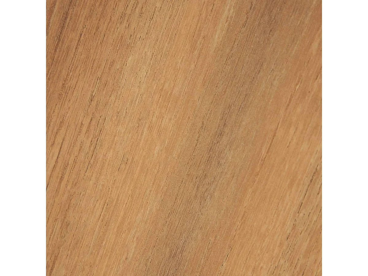Table de Bar Ronde "Voluto" 100cm Naturel & Noir