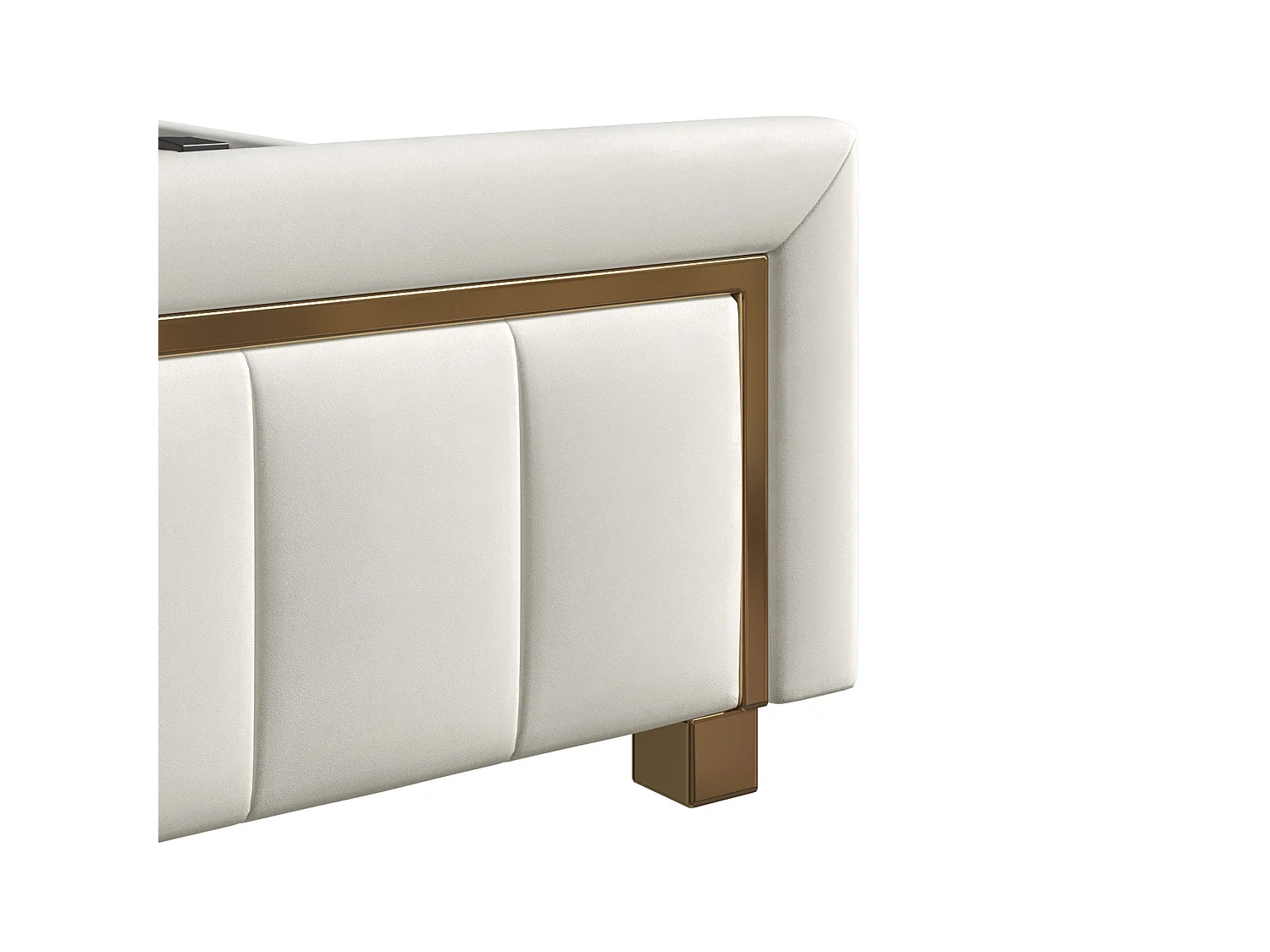 DreamMespace Lit Coffre 160x200 cm - Rangement Hydraulique Queen Size avec Sommier, Velours Beige