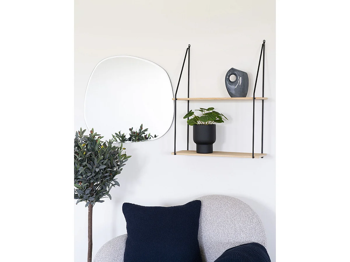 Lot de 2 cache-pots Fulda en métal noir — Ø14 et Ø16 cm