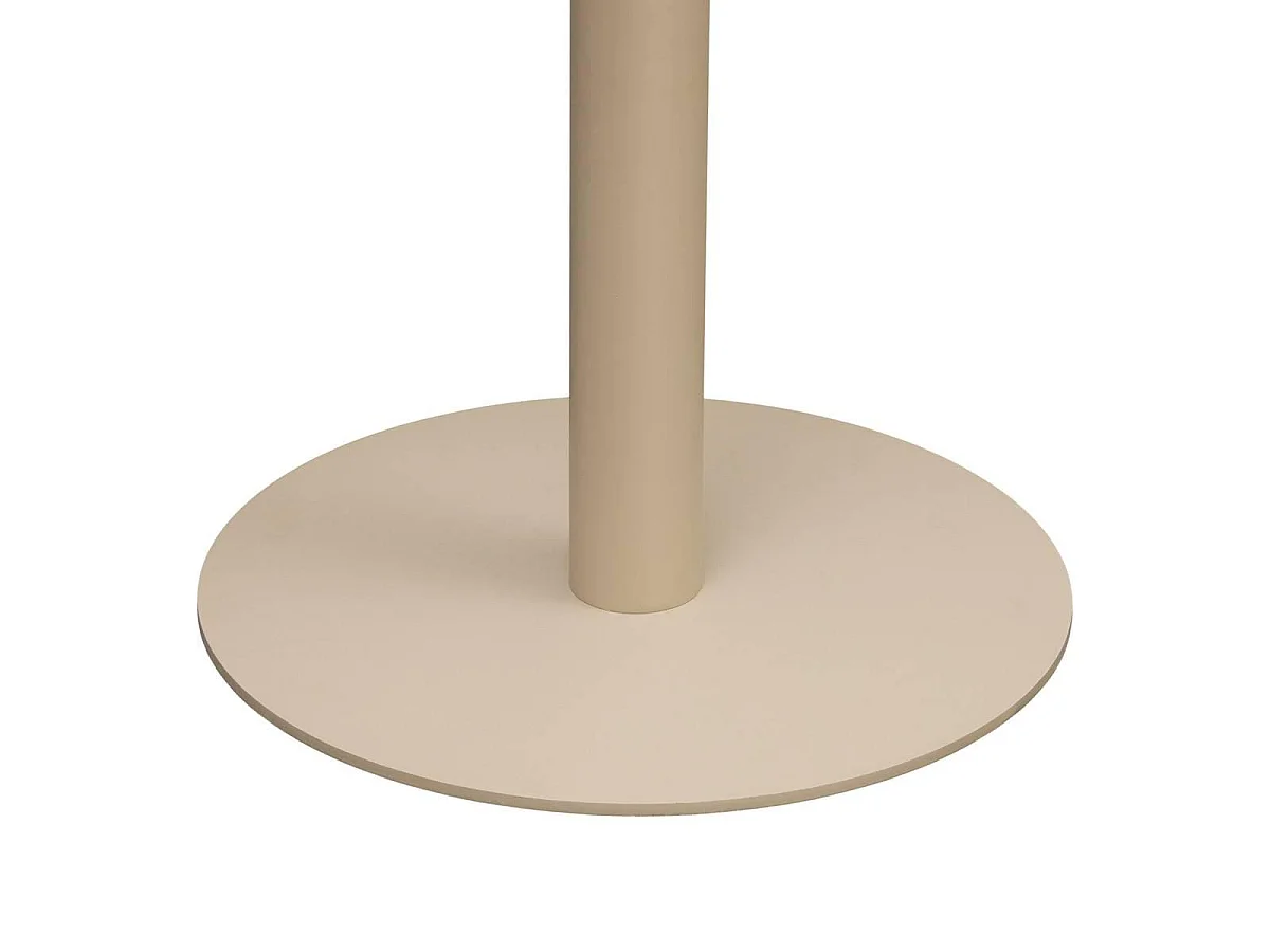 Table de Bar Ronde "Voluto" 100cm Beige