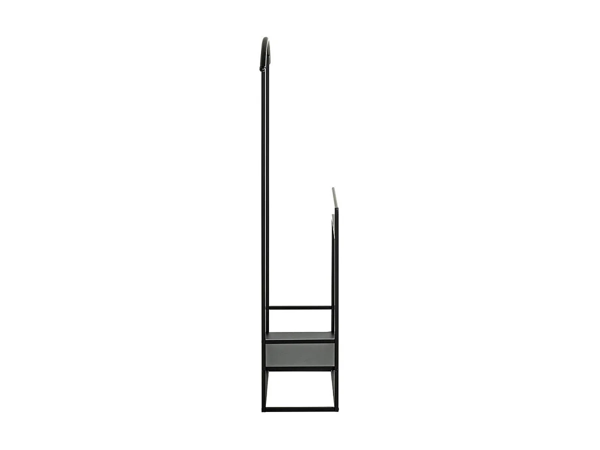 Valet de Chambre Design "Lydia" 128cm Noir
