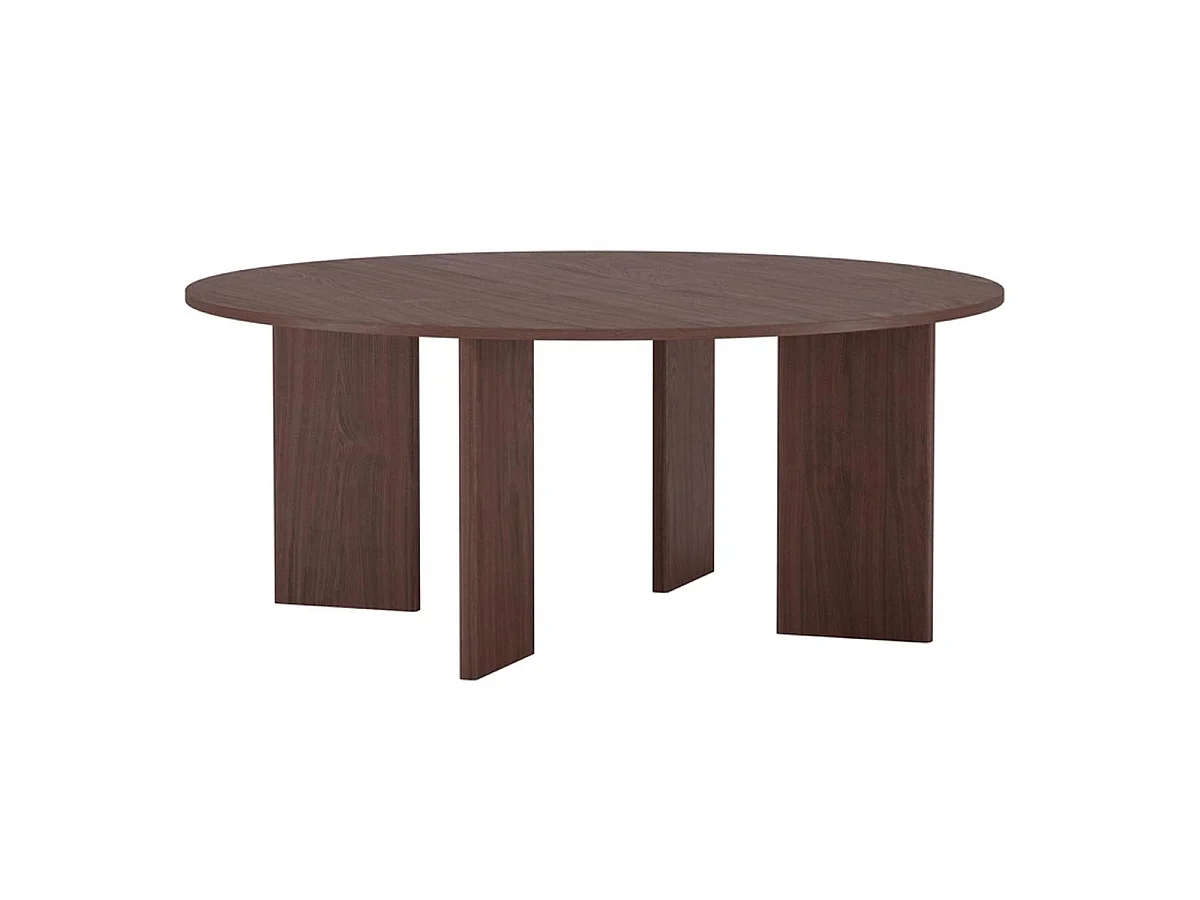 Table à Manger Ronde "Graos" 180cm Moka