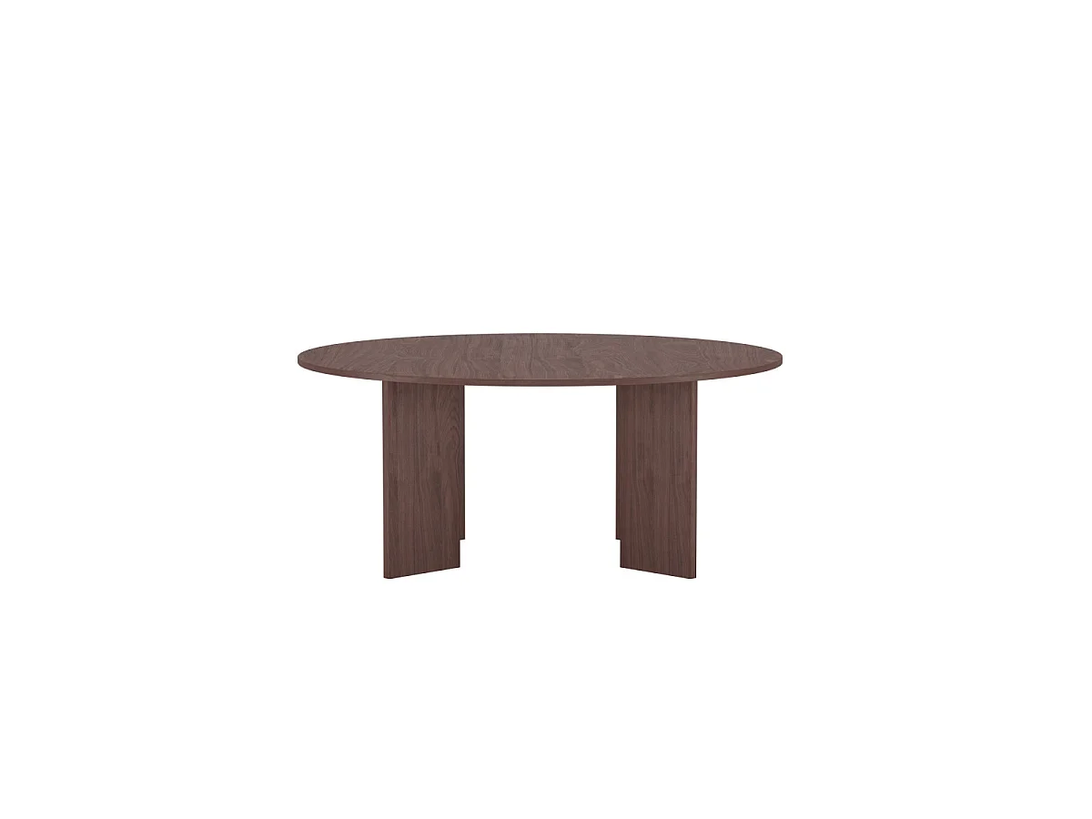 Table à Manger Ronde "Graos" 180cm Moka