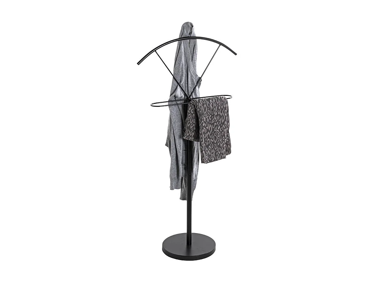 Valet de Chambre Design "Arthur" 117cm Noir
