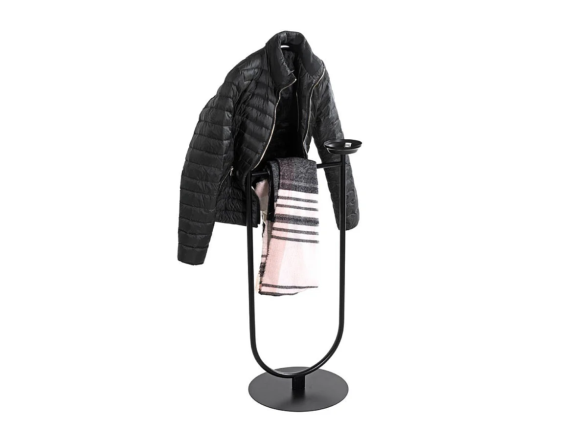 Valet de Chambre Design "Malia" 116cm Noir