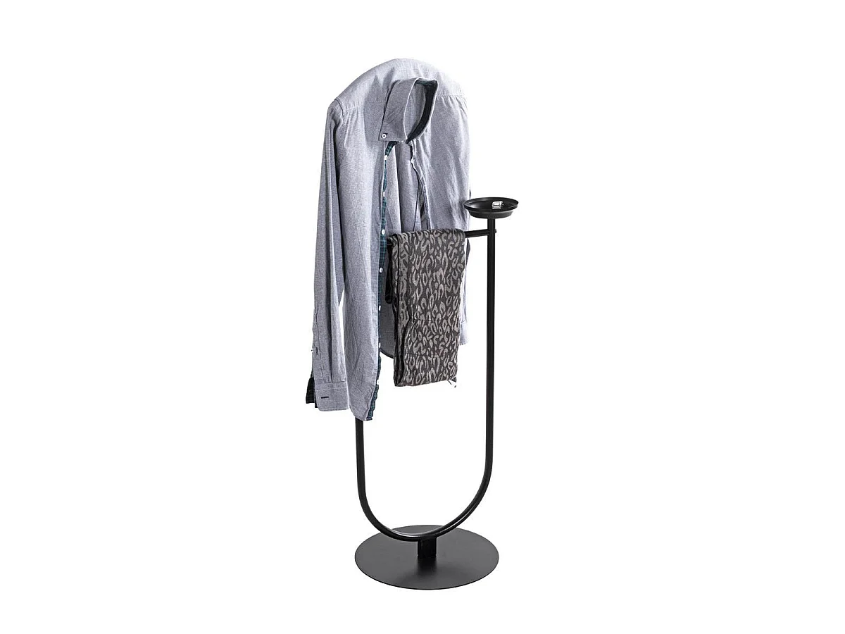 Valet de Chambre Design "Malia" 116cm Noir