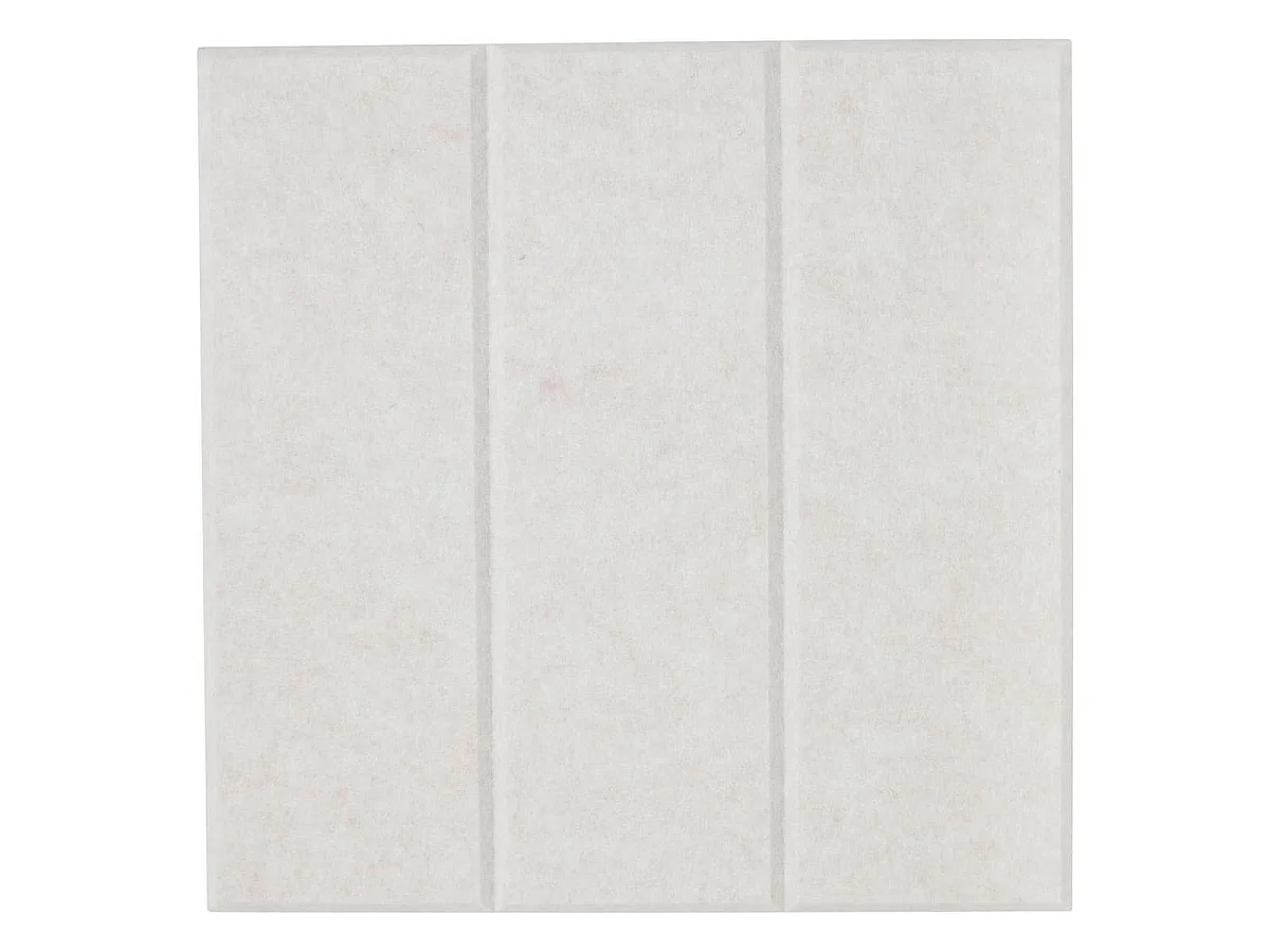 Lot de 4 Panneaux Déco "Feutrine" 30x30cm Gris
