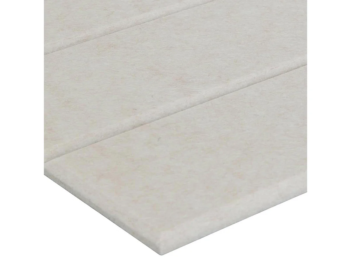Lot de 4 Panneaux Déco "Feutrine" 30x30cm Gris