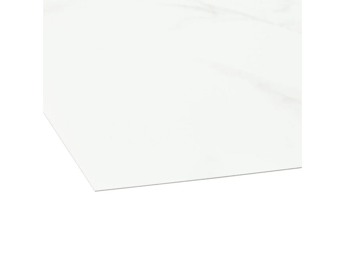 Lot de 4 Panneaux Effet Marbre "Bano" 30x60cm Blanc