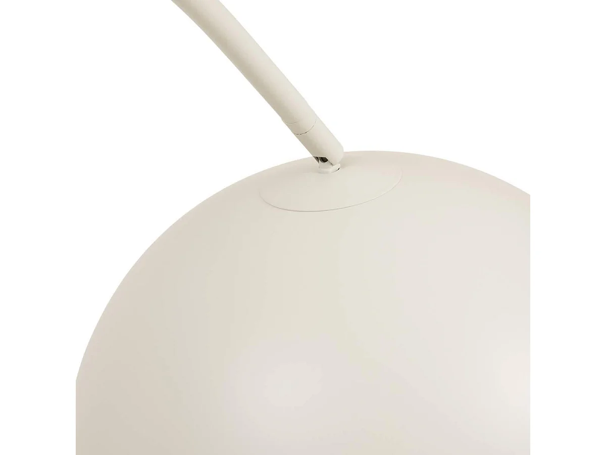 Lampadaire Arc en Marbre "Shani" 193cm Argile