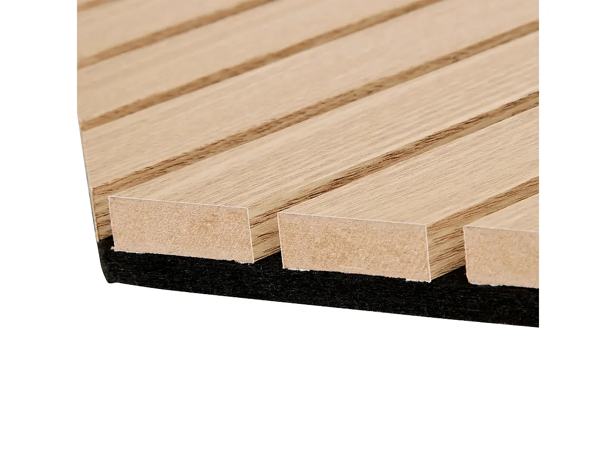 Lot de 3 Panneaux Déco Hexagonal "Colva" 30x26cm Naturel