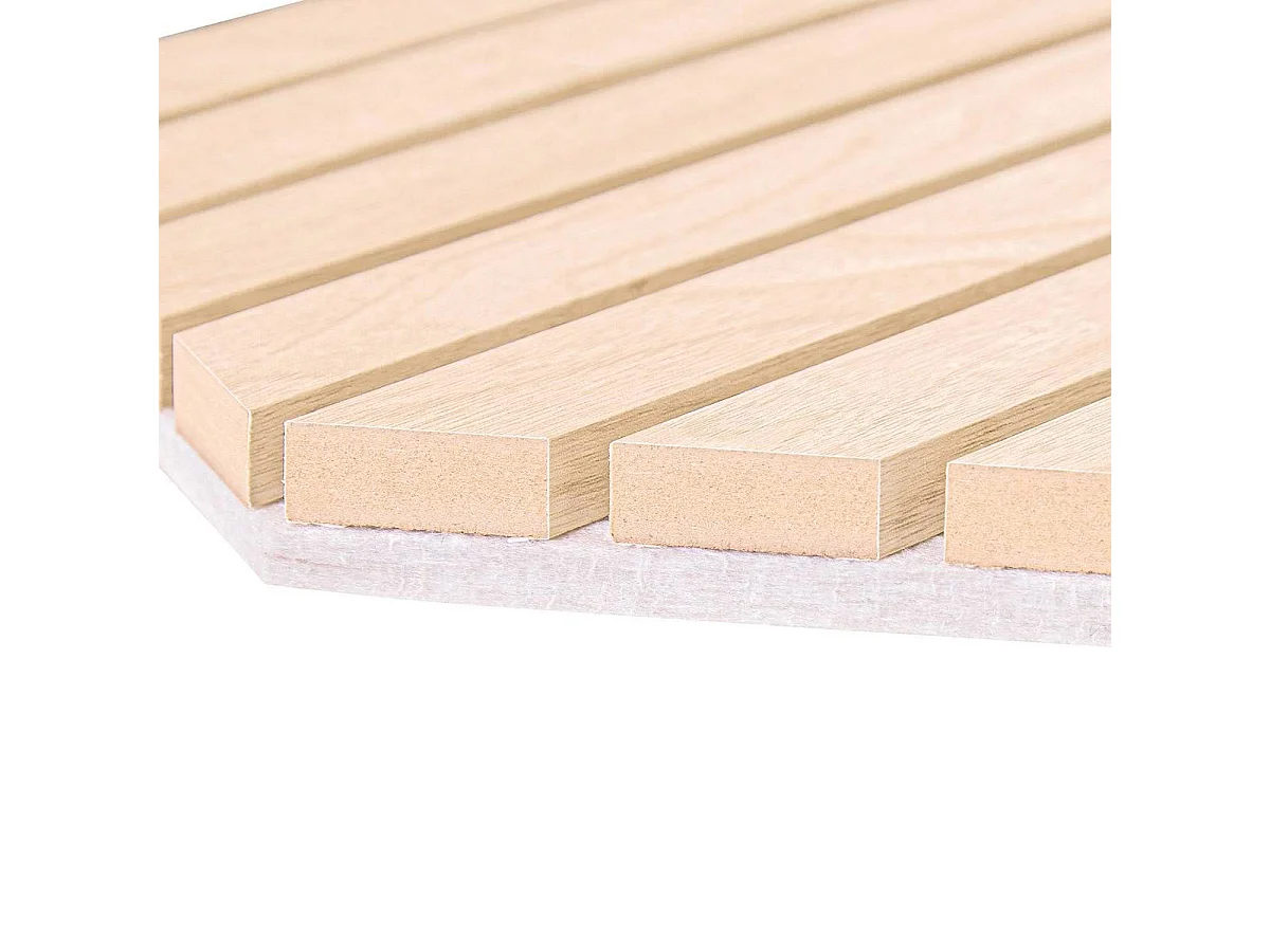 Lot de 3 Panneaux Déco Hexagonal "Colva" 30x26cm Beige