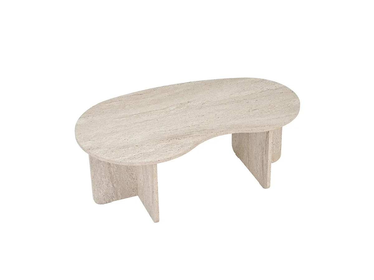 Table basse avec plateau organique L110 cm - MOSS