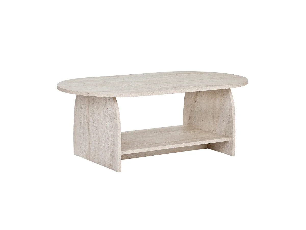 Table basse avec deux plateaux L110 cm - ASTER