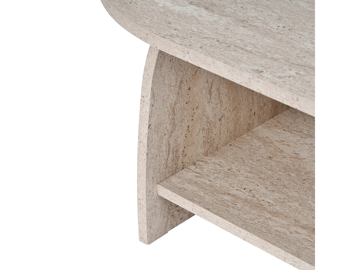 Table basse avec deux plateaux L110 cm - ASTER