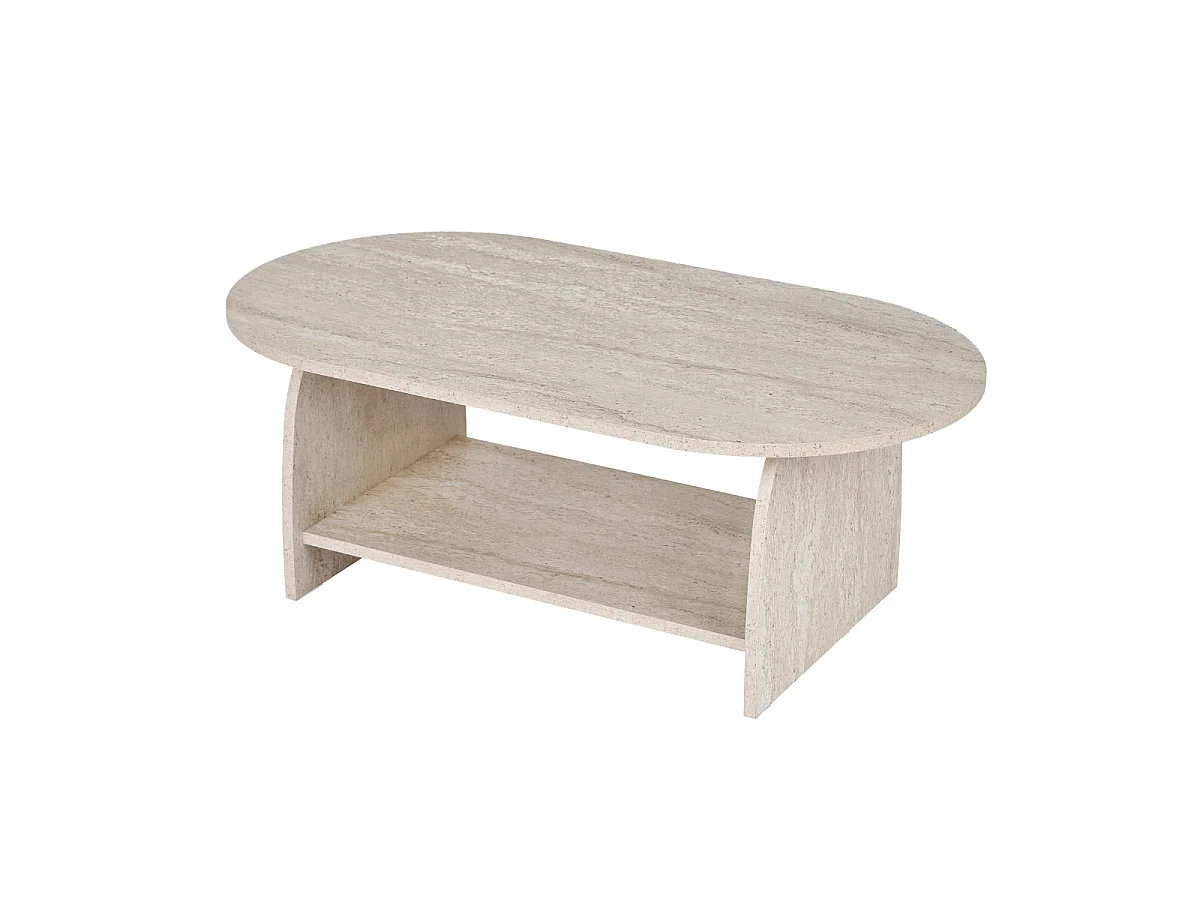 Table basse avec deux plateaux L110 cm - ASTER
