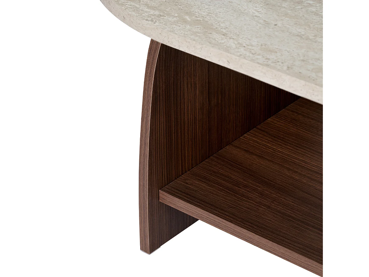 Table basse avec deux plateaux L110 cm - ASTER