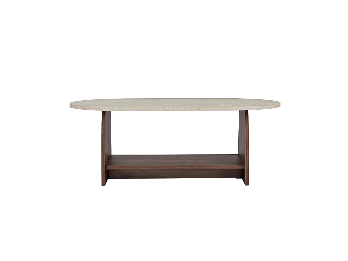 Table basse avec deux plateaux L110 cm - ASTER