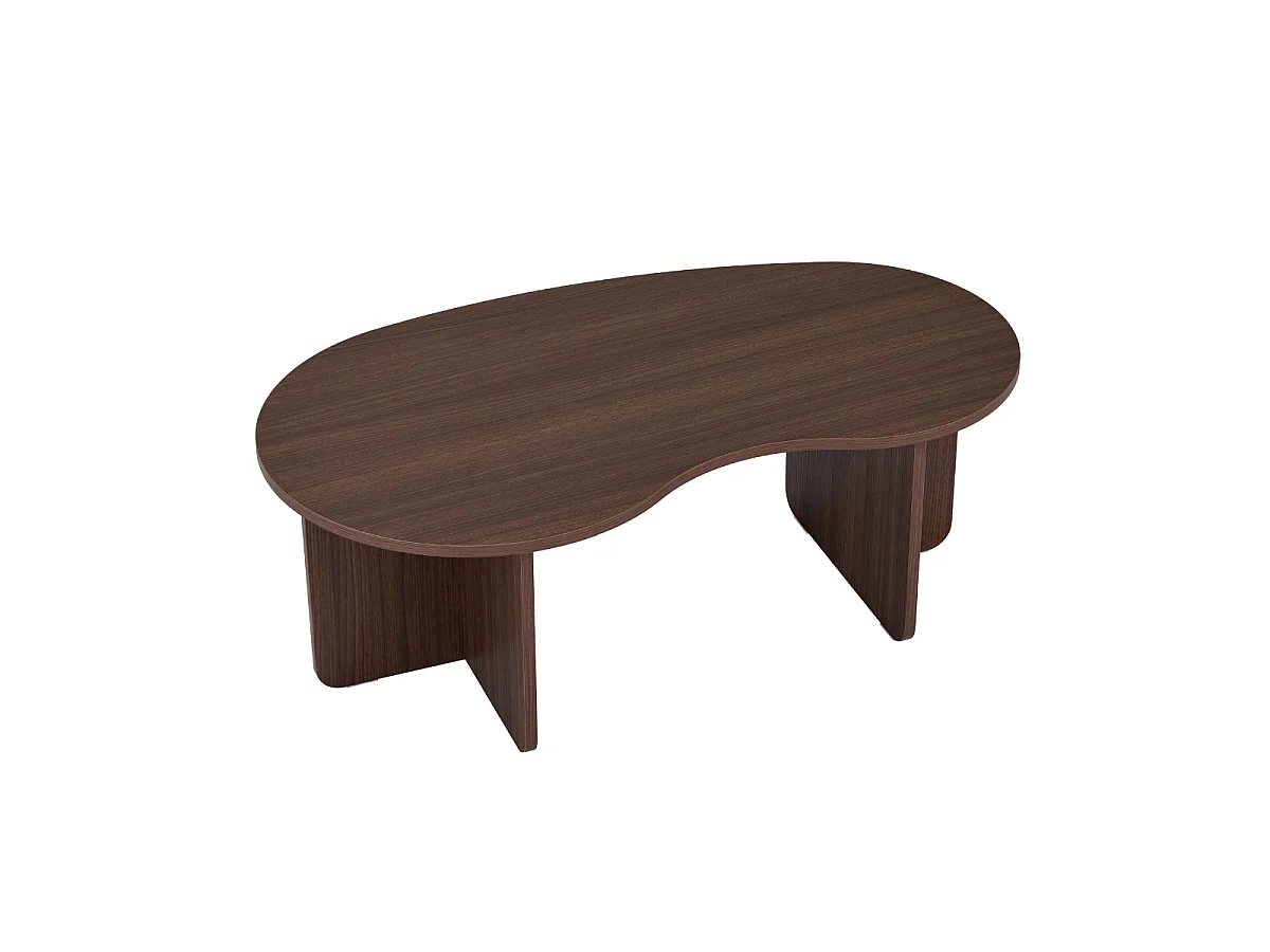 Table basse avec plateau organique L110 cm - MOSS