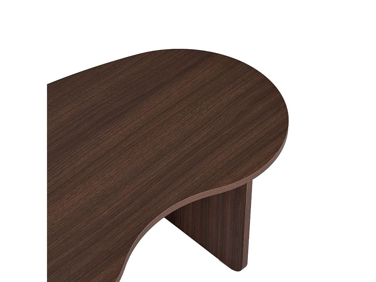 Table basse avec plateau organique L110 cm - MOSS