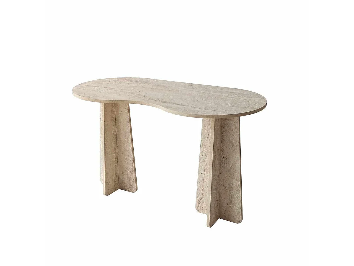 Kantoor met organisch gevormd blad L120 cm COMO