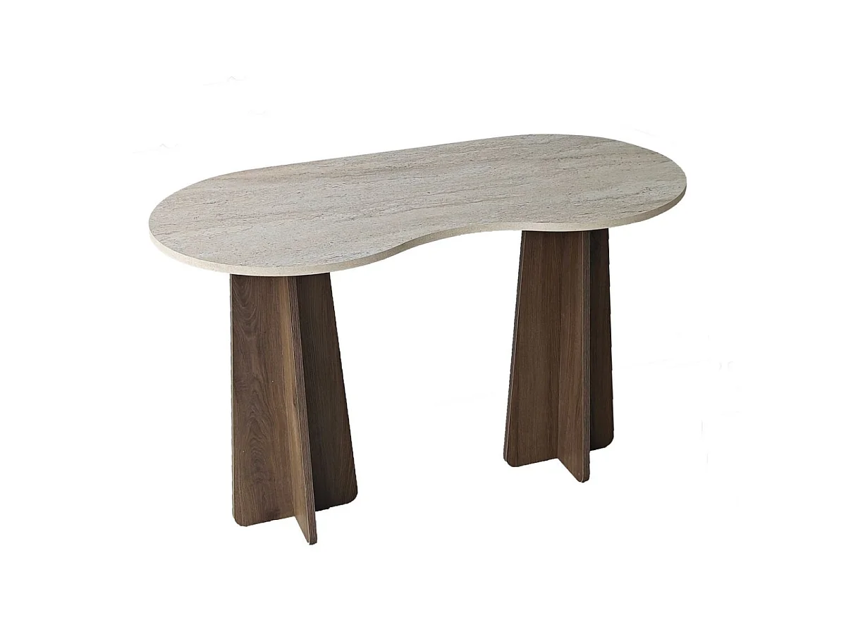 Kantoor met organisch gevormd blad L120 cm COMO