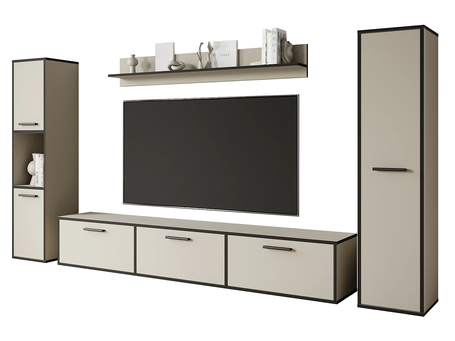 TOGA 4-teilige Wandeinheit Kaschmir beige