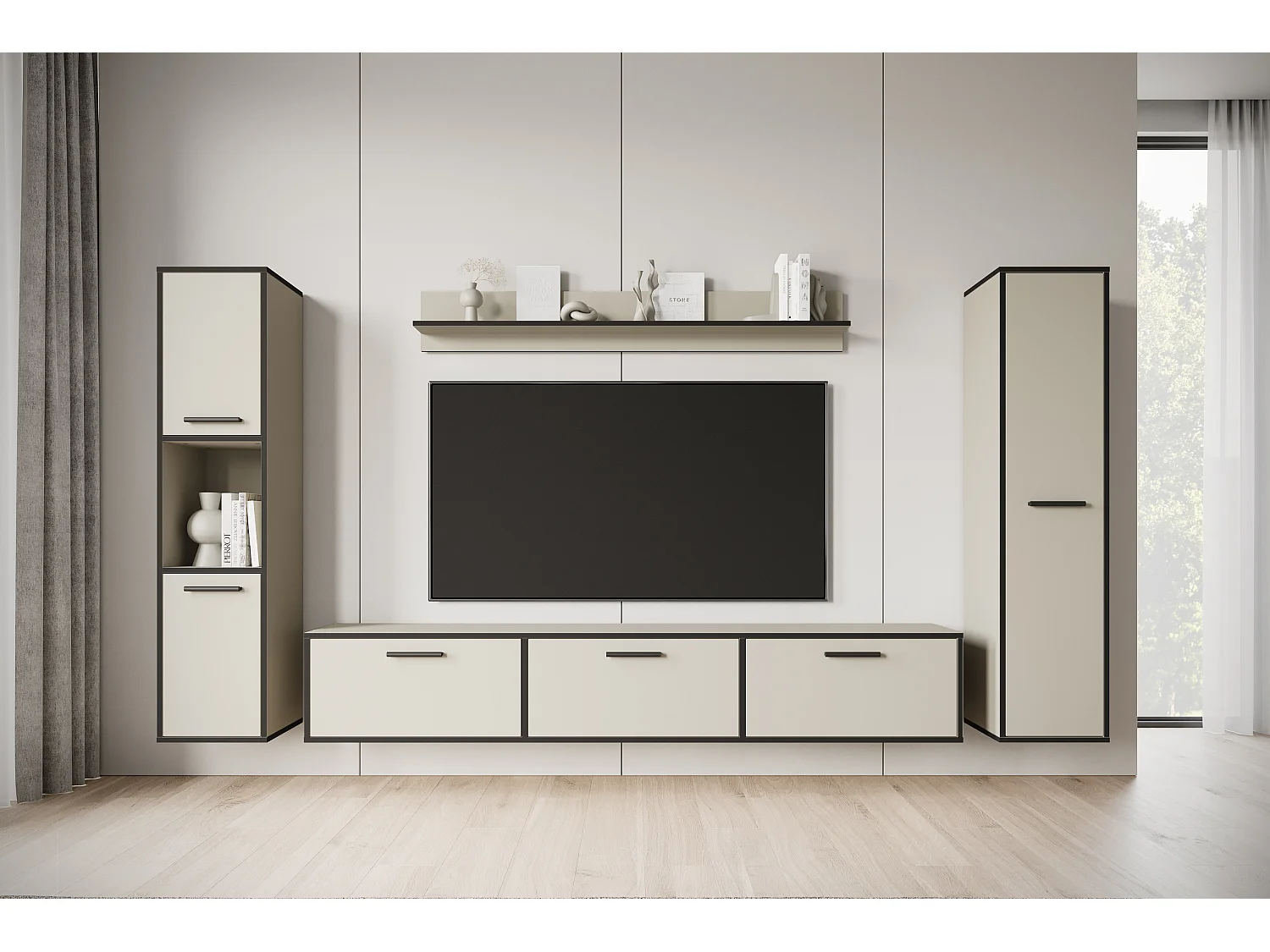 TOGA 4-teilige Wandeinheit Kaschmir beige
