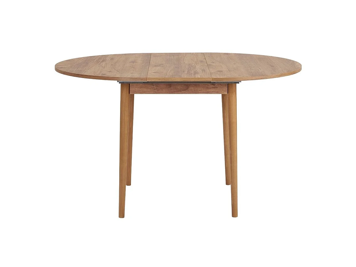 Table à manger ronde extensible de 100 à 131 cm - KLARA