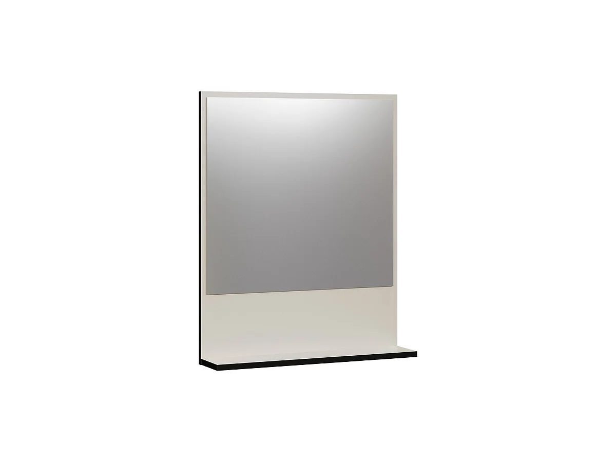 Miroir mural avec 1 tablette L60 cm - PUREBLISS