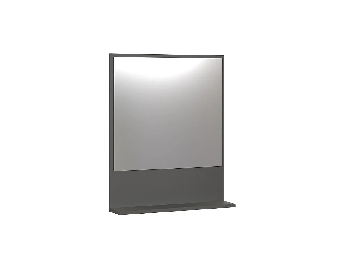 Wandspiegel met 1 plank L60 cm - PUREBLISS