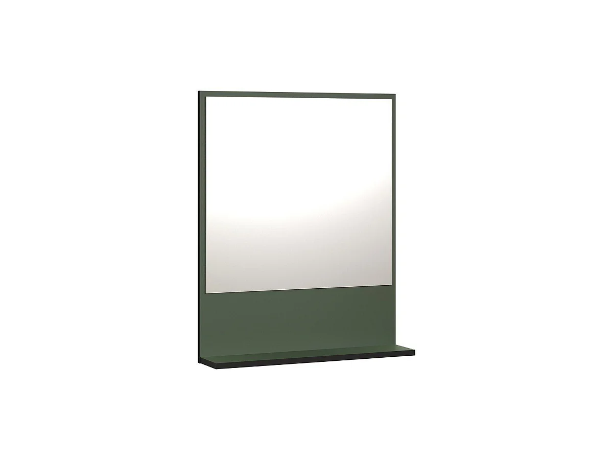 Wandspiegel met 1 plank L60 cm - PUREBLISS