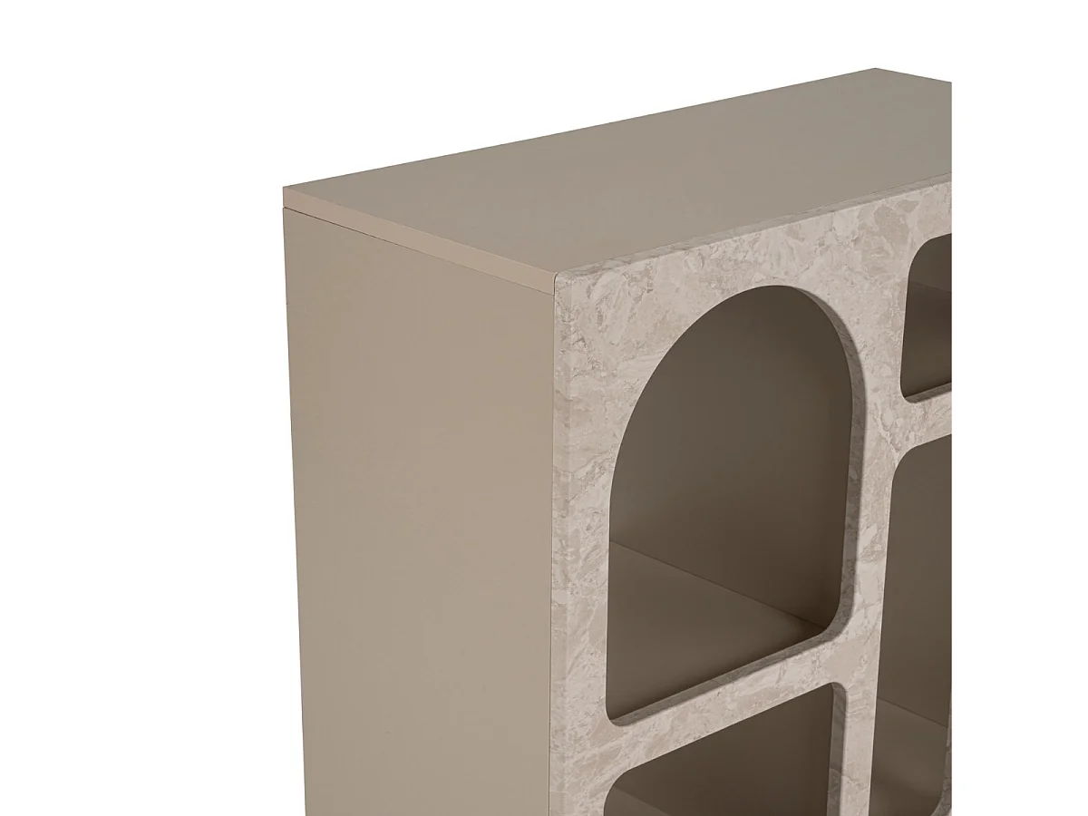 SORA Shelf with 5 Niches, 80 cm Wide