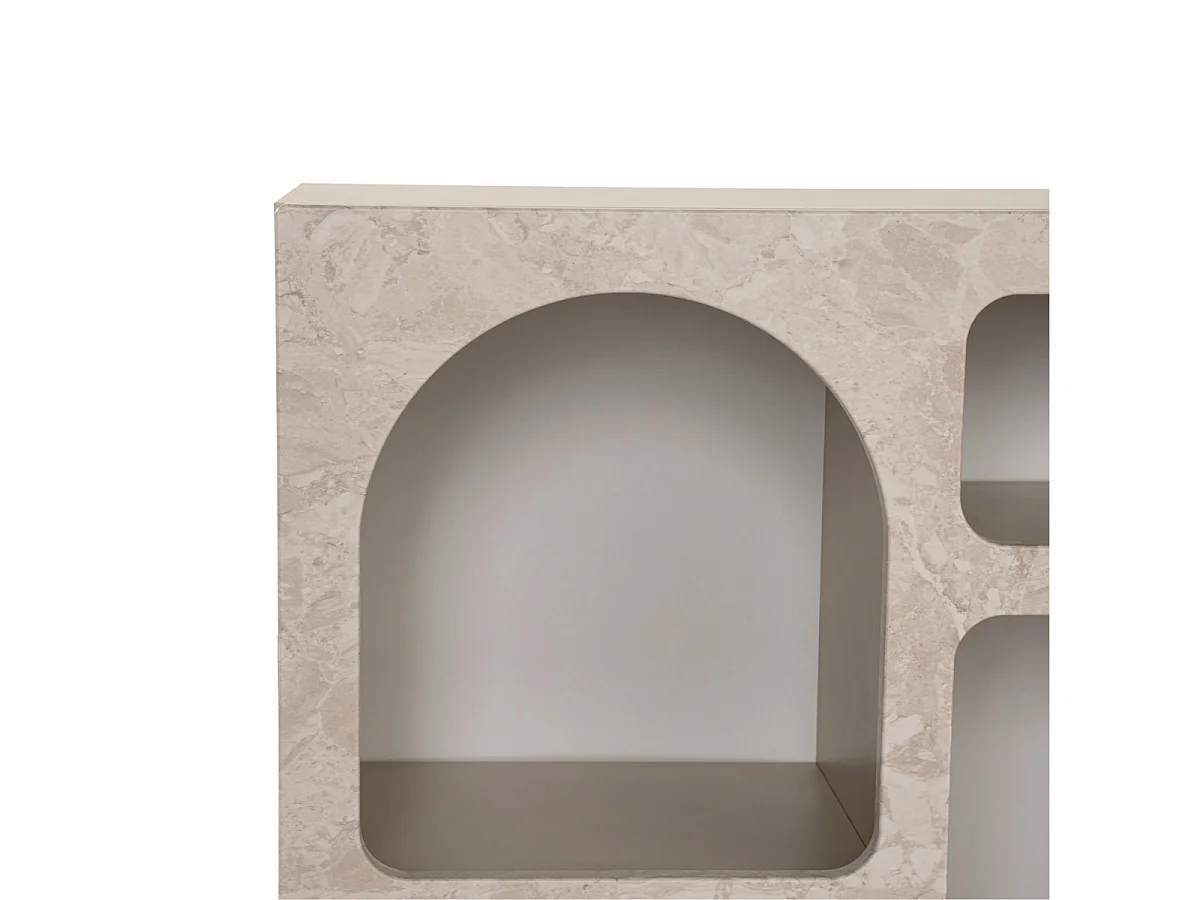 SORA Shelf with 5 Niches, 80 cm Wide
