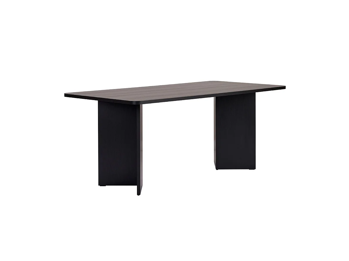 Table à manger avec plateau rectangulaire L180 cm - LORAN