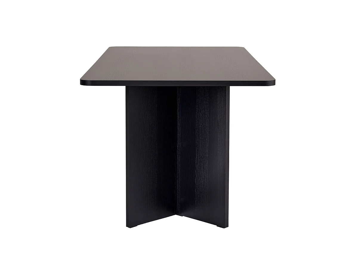 Table à manger avec plateau rectangulaire L180 cm - LORAN
