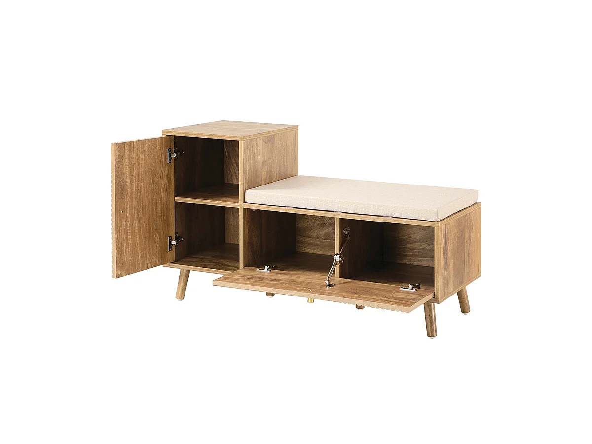 Sapateira de 2 portas com frentes laminadas L101 cm - EDEN