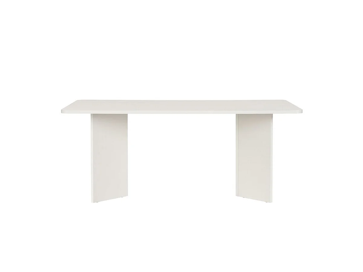 Table à manger avec plateau rectangulaire L180 cm - LORAN