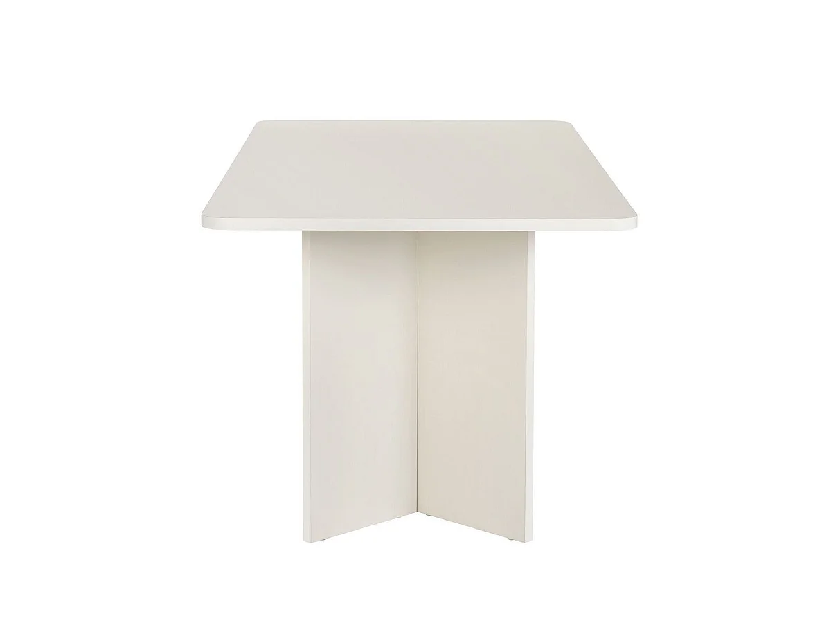 Table à manger avec plateau rectangulaire L180 cm - LORAN