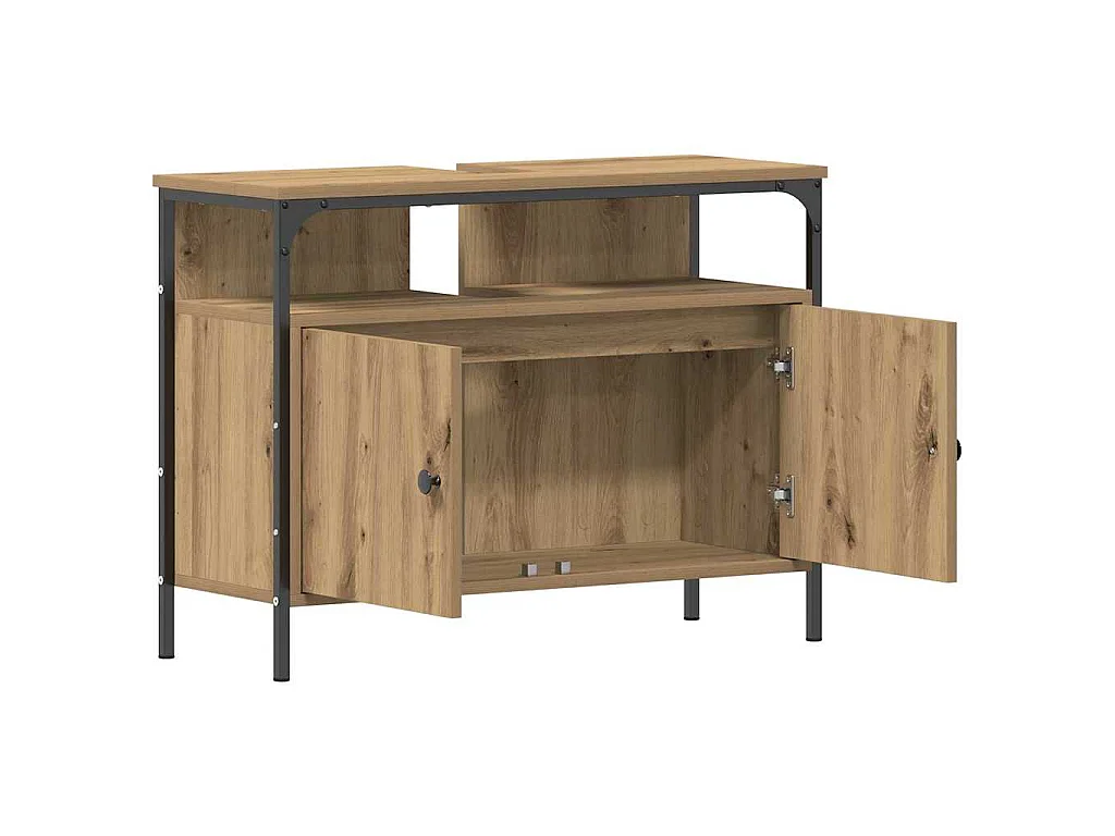 Armoire Miroir Chêne artisanal 60 x 16 x 60 cm