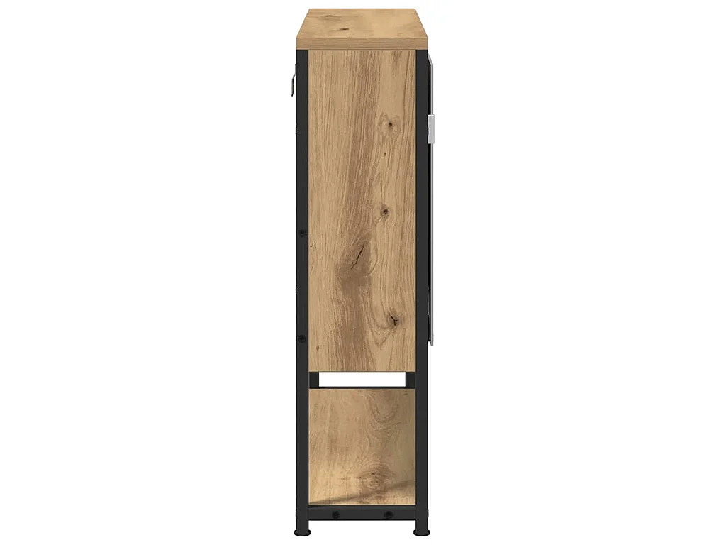 Armoire Miroir Chêne artisanal 60 x 16 x 60 cm